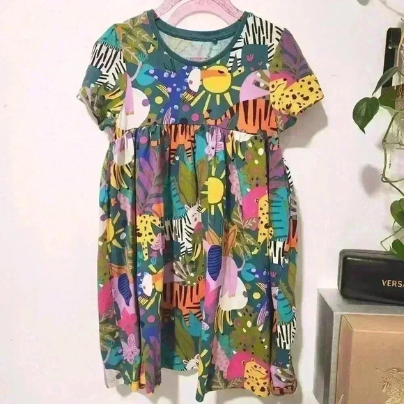 NEXT UK Jungle‎ Dress 4-5 - Picture 1 of 6
